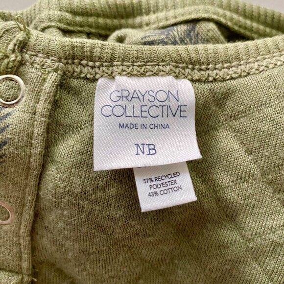 Grayson Collective Baby 2 Piece Outfit Set Tree Print Top Ribbed Leggings NEW - Picture 13 of 14